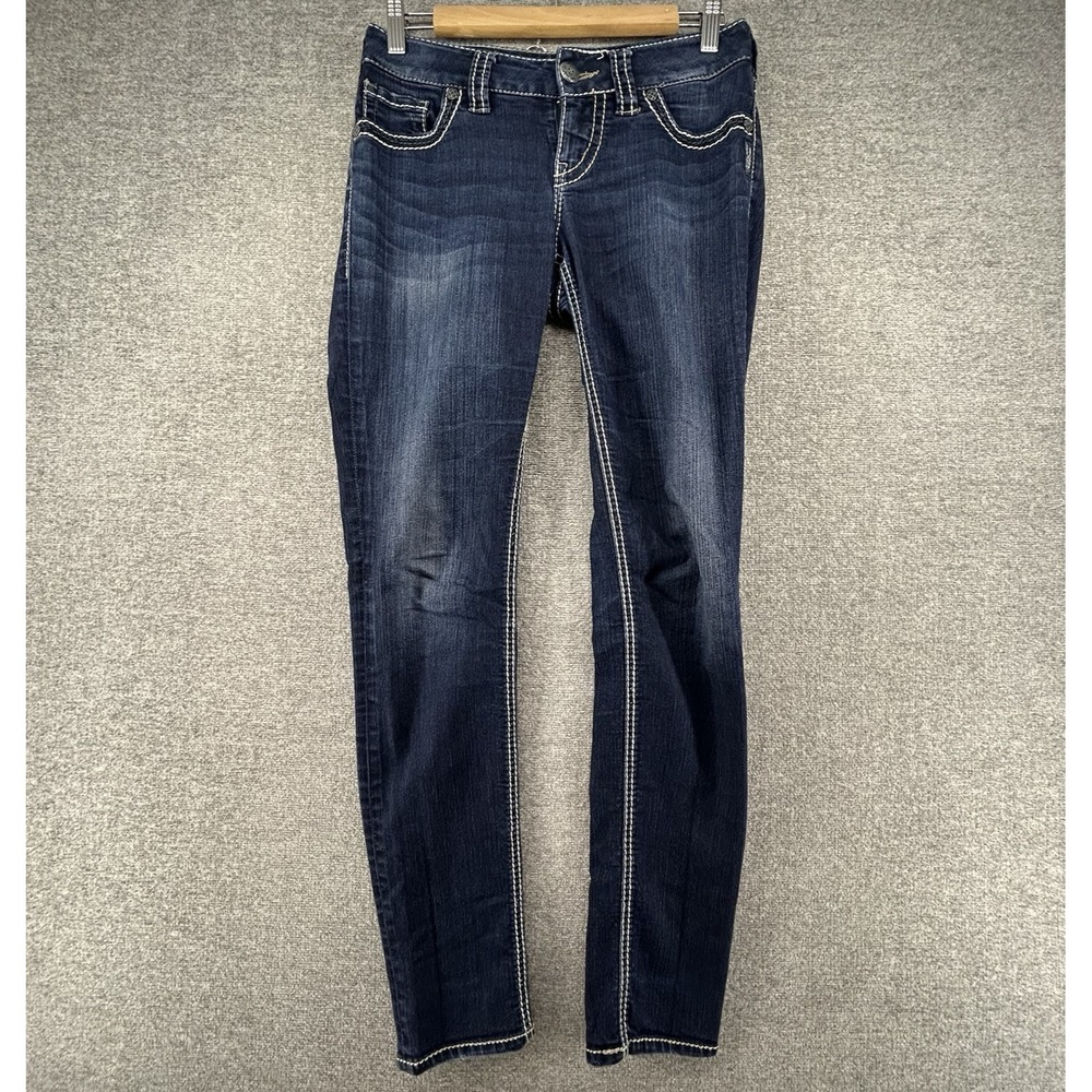 Silver Suki Skinny‎ Jeans Women Size 27x31 Dark Blue Denim Casual